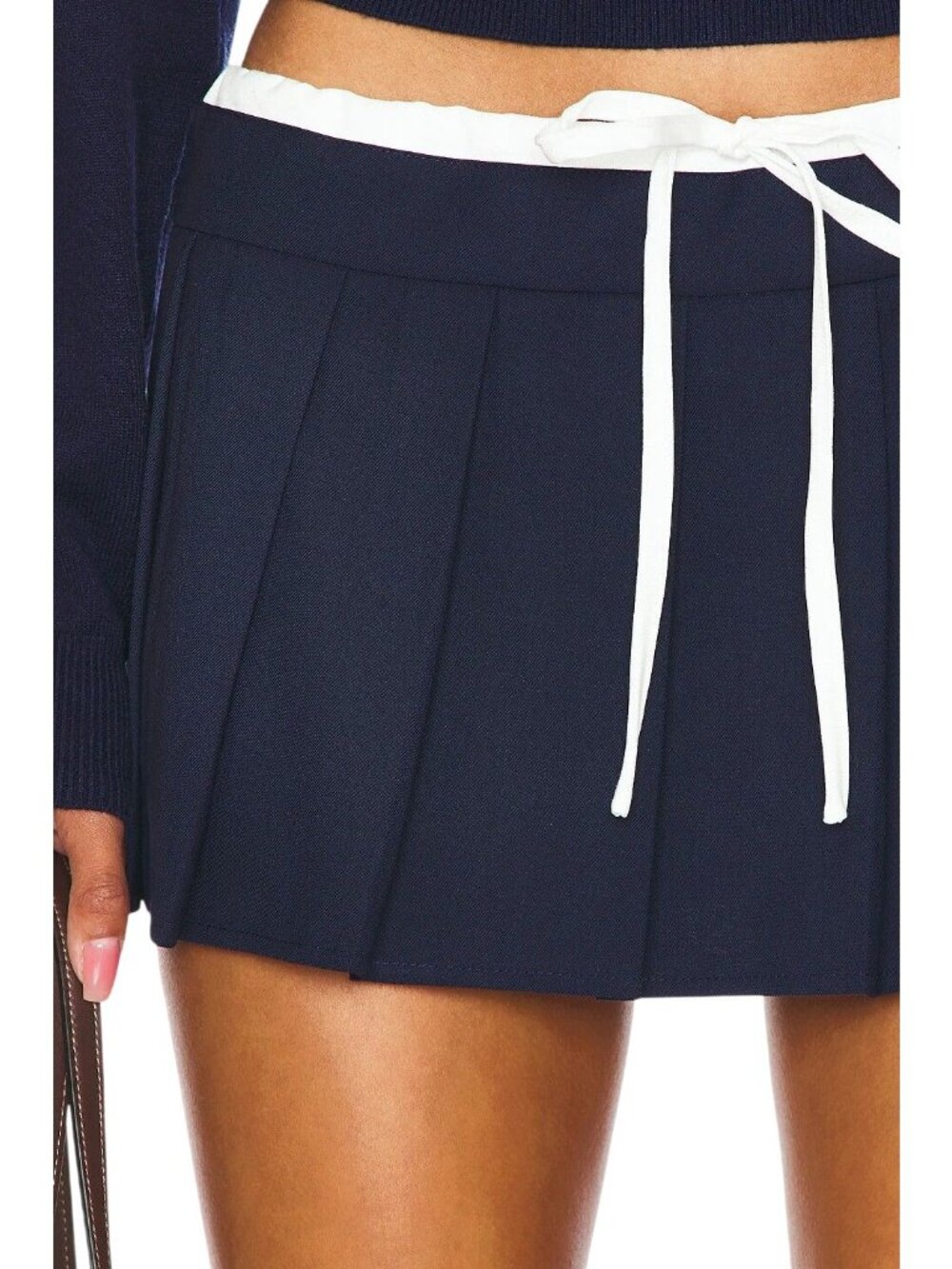 LIONESS Dynasty Mini Skort in Navy Small Womens Shorts Skirt - Picture 5 of 16
